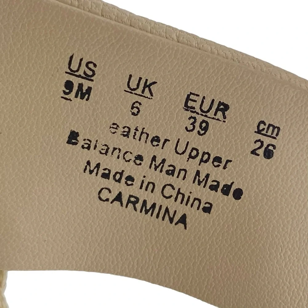 Franco Sarto Sandals Carmina Ivory White Leather Wedge Strappy Casual Size 9 - Picture 6 of 12